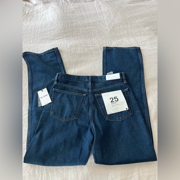 NWT RE/DONE RELAXED LONG JEANS - Picture 4 of 5